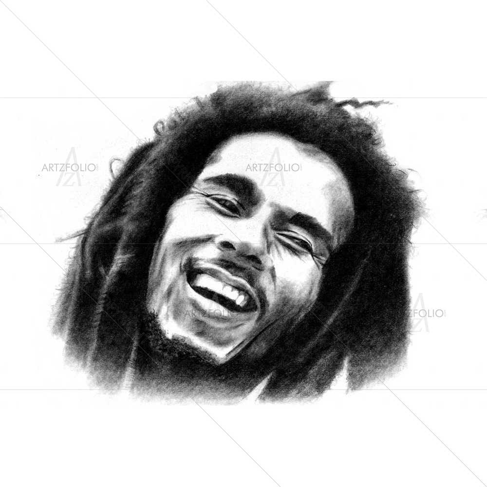 Bob Marley Sketch — custom-size art design 5008474