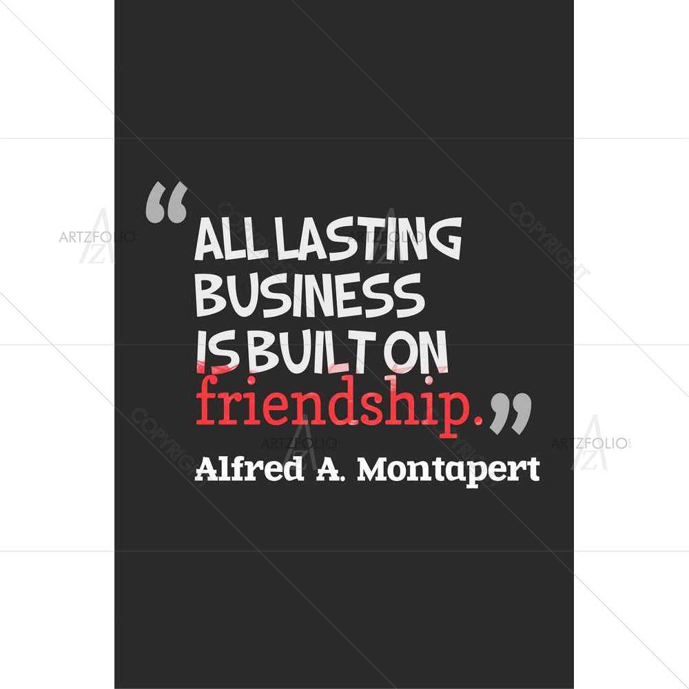 Built on Friendship — custom-size art design 5008479