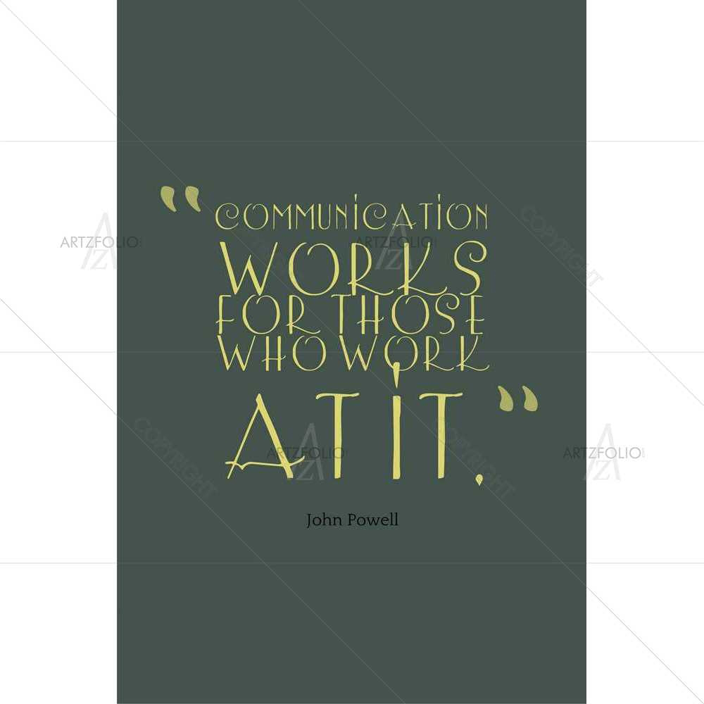 Communication Works — custom-size art design 5008483