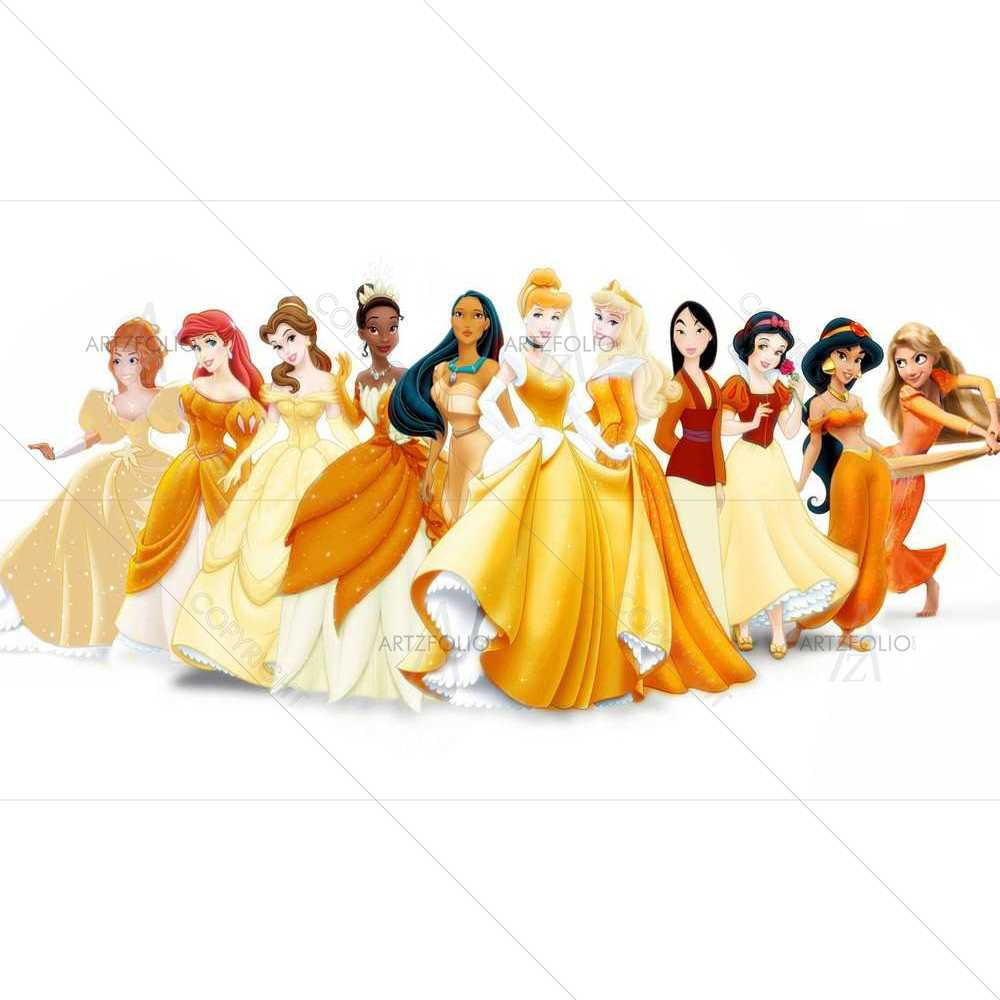 Disneyland Princesses — custom-size art design 5008491