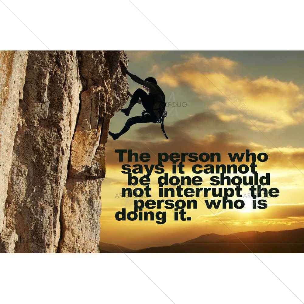 Don't Interrupt — Inspirational custom art by ArtzFolio