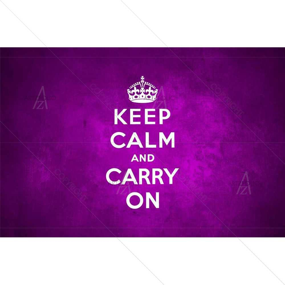 Keep Calm & Carry On — custom-size art design 5008532