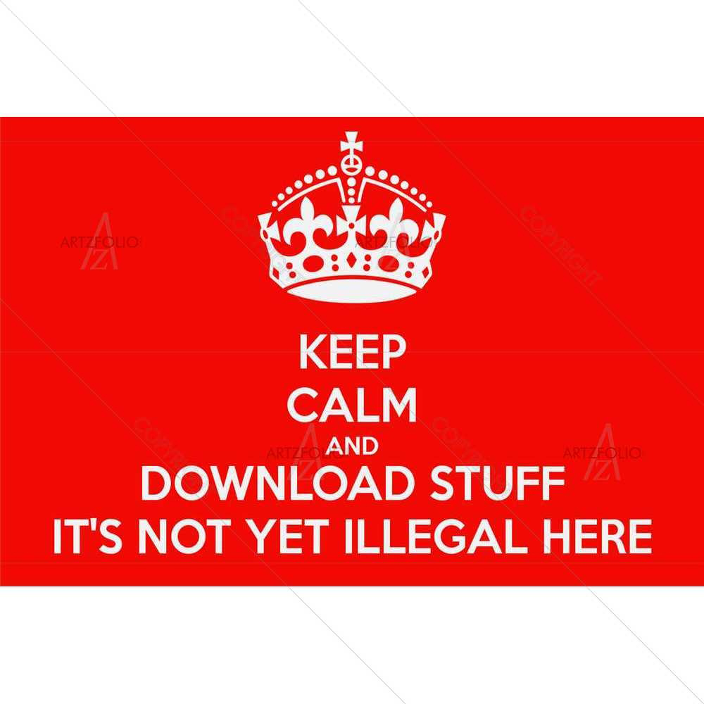 Keep Calm & Download — custom-size art design 5008533