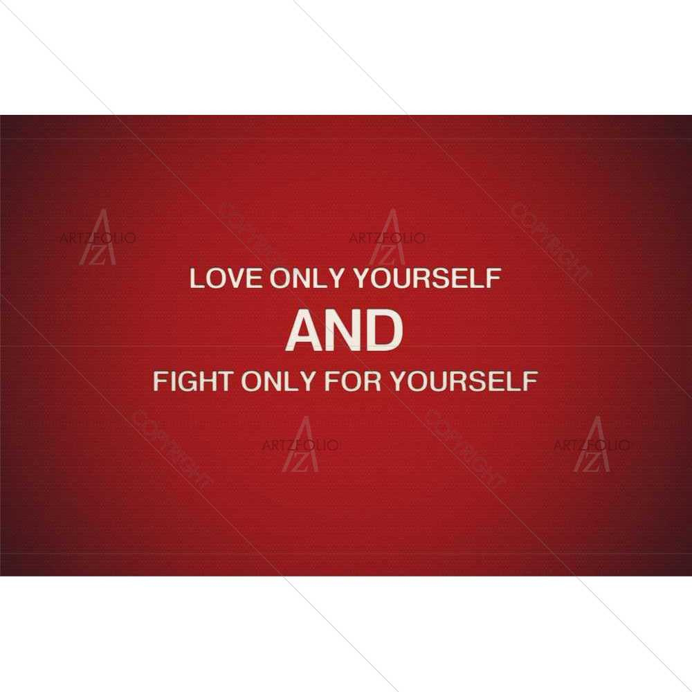 Lose Only Yourself — Love custom art by ArtzFolio