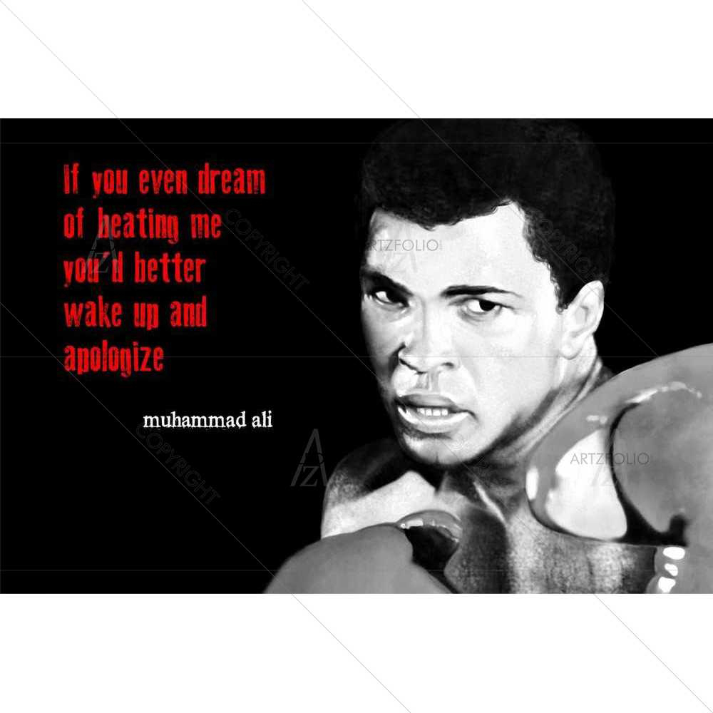 Muhammad Ali Dream — custom-size art design 5008572