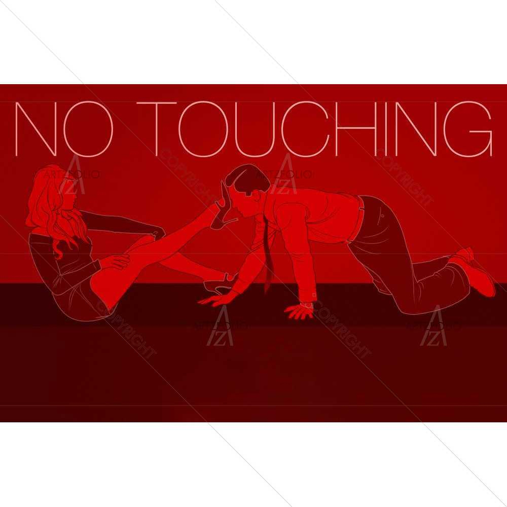 No Touching — Adult custom art by ArtzFolio