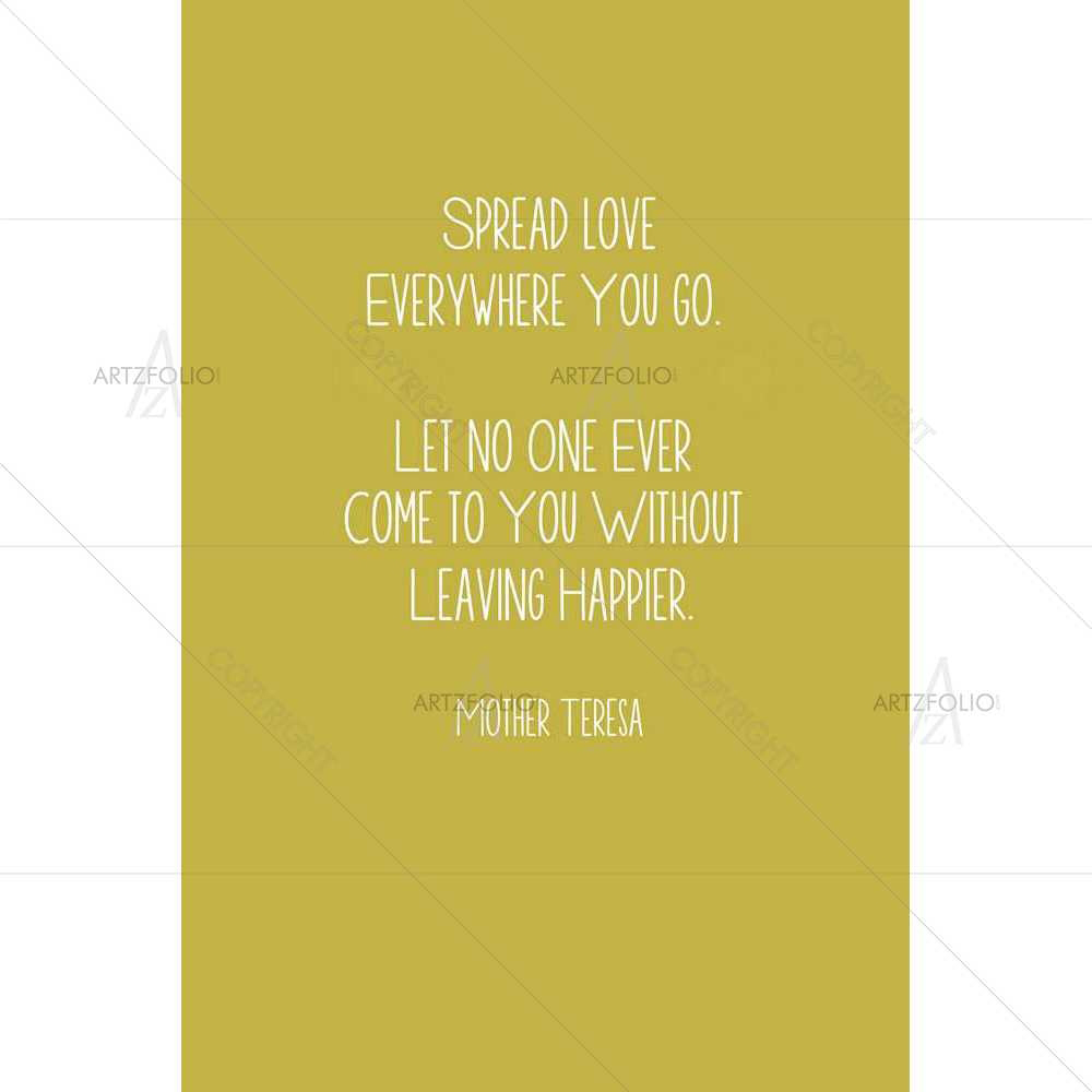 Spread Love — Inspirational custom art by ArtzFolio