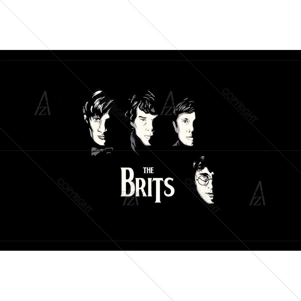The Beatles — custom-size art design 5008599
