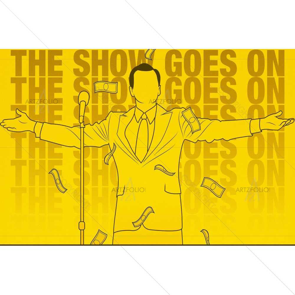 The Show Goes On — Cinema custom art by ArtzFolio