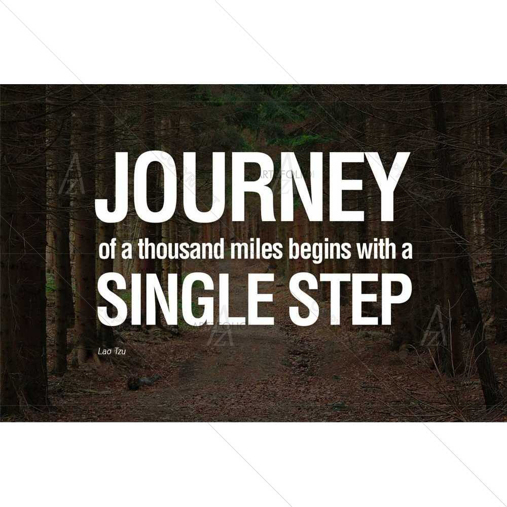 Thousand Miles — Inspirational custom art by ArtzFolio