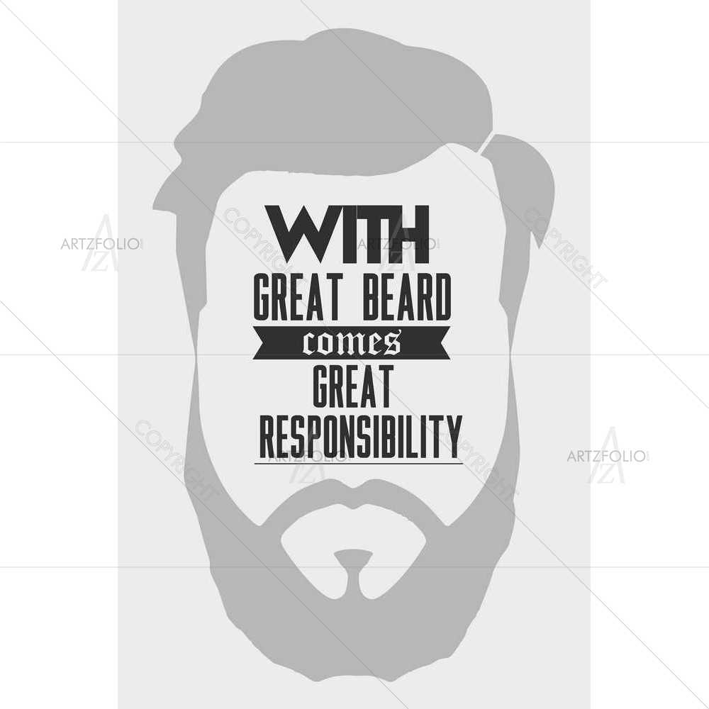 Great Beard — custom-size art design 5008643
