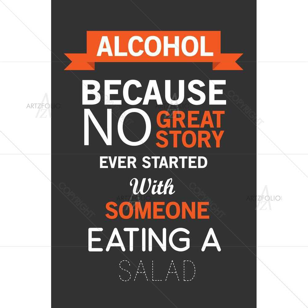 Alcohol — custom-size art design 5008675