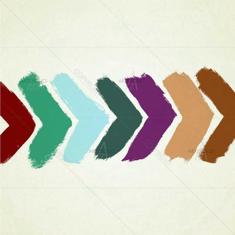 Arrowed D2 — Abstract custom art by ArtzFolio
