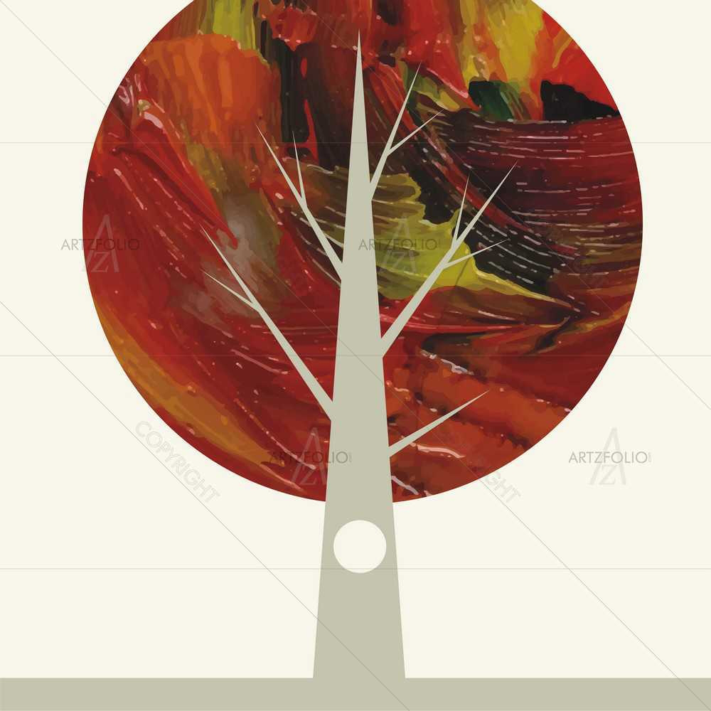 Autumn Fall D1 — Botanical custom art by ArtzFolio