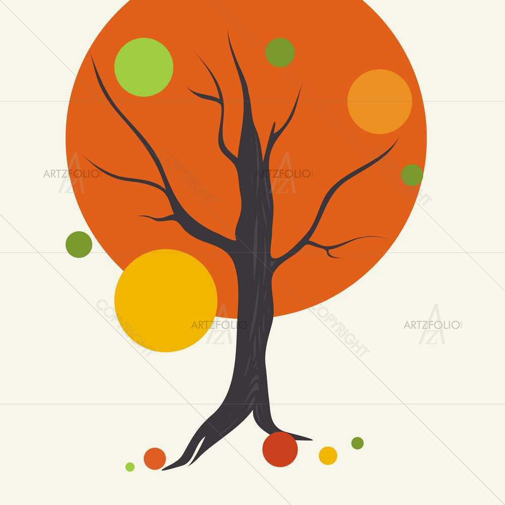 Autumn Fall D4 — custom-size art design 5008695