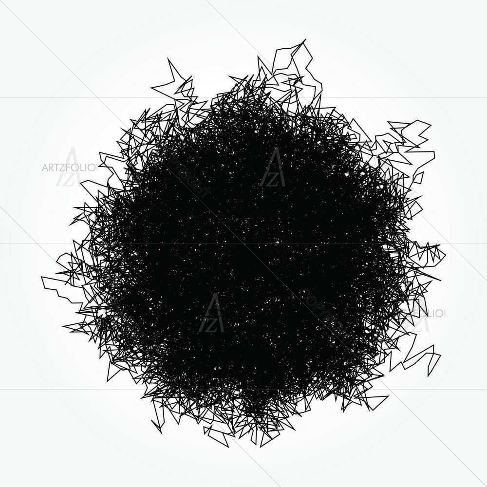 Grunge Strokes D3 — custom-size art design 5008710