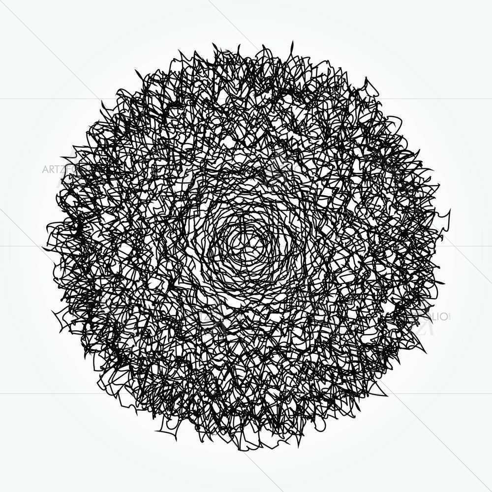 Grunge Strokes D4 — custom-size art design 5008711