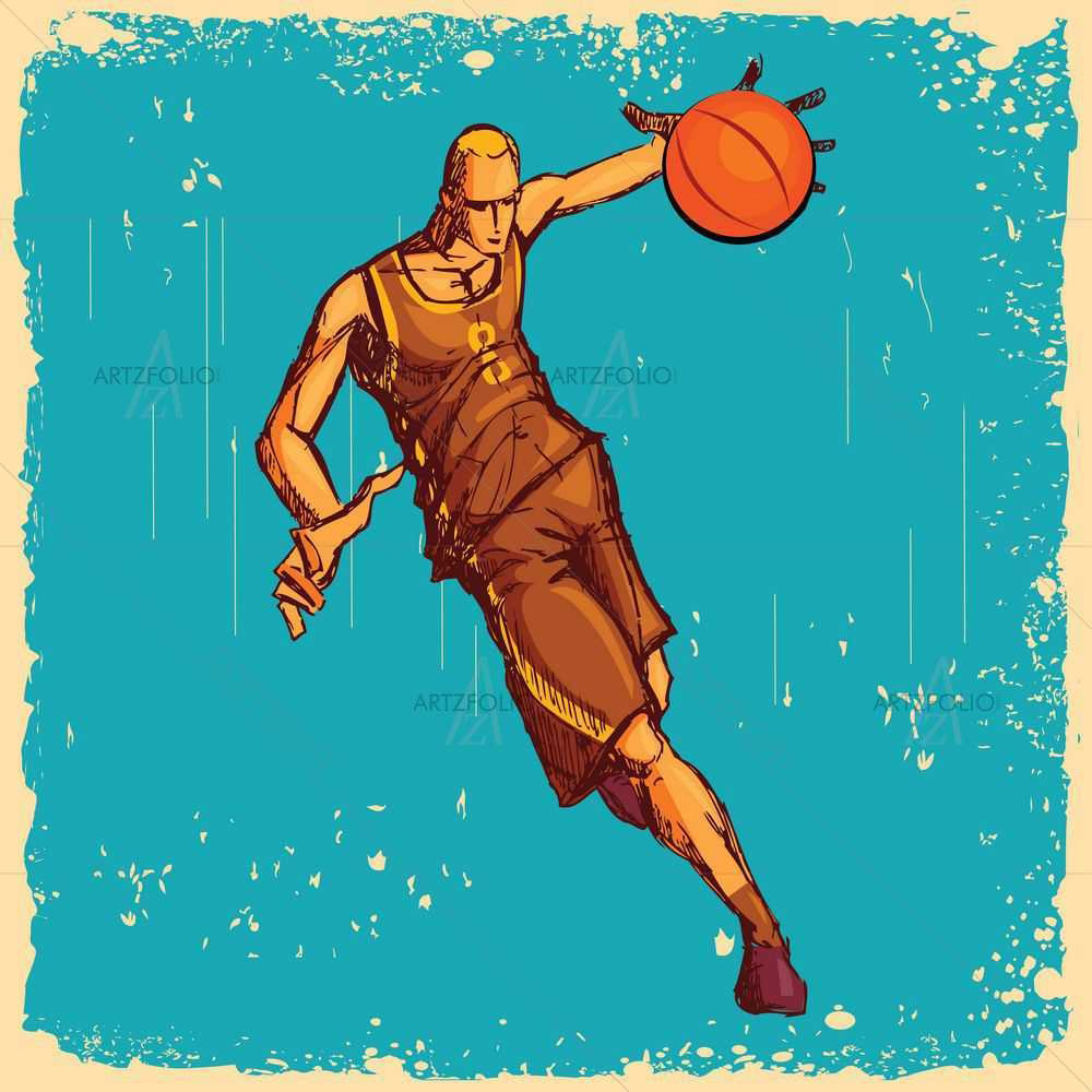 Basketball League D2 — Baby custom art by ArtzFolio