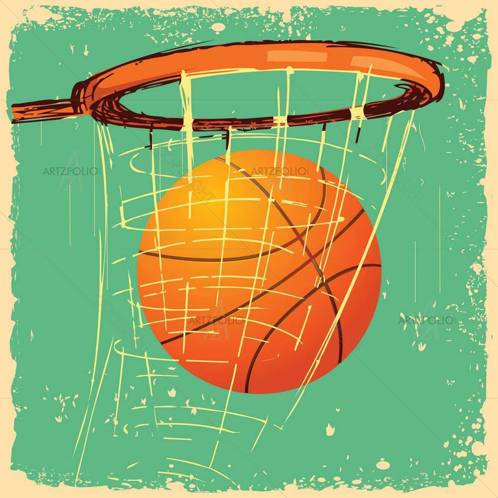 Basketball League D3 — custom-size art design 5008721