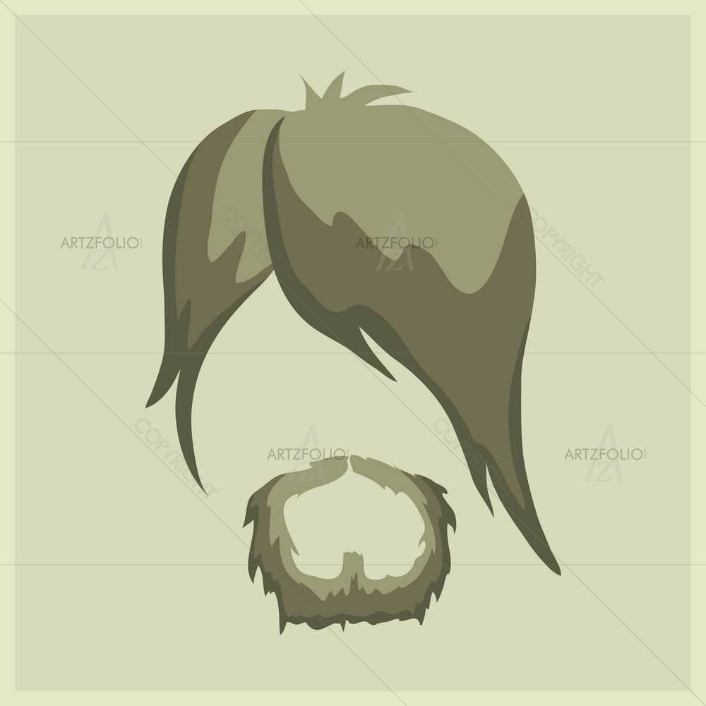 Hairstyle Hipster D14 — Abstract custom art by ArtzFolio