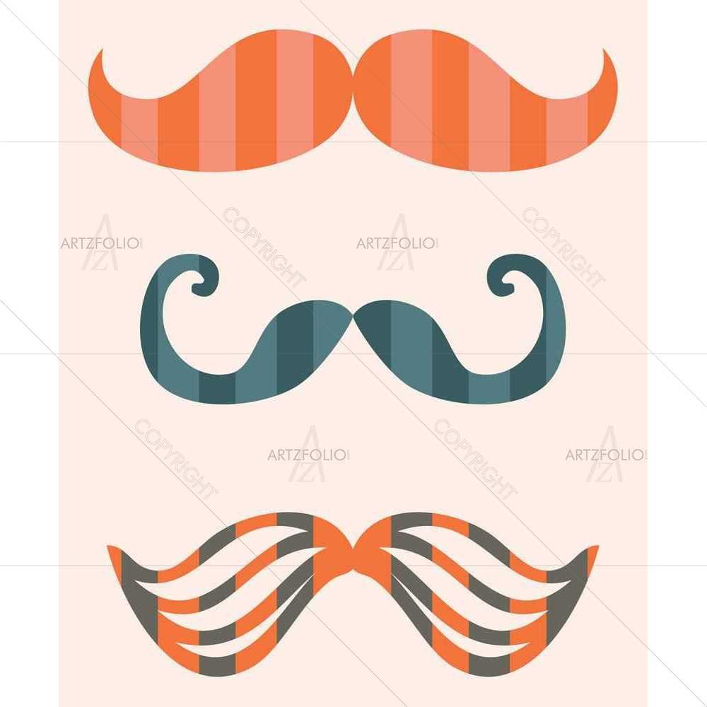 Mustache D1 — custom-size art design 5008806