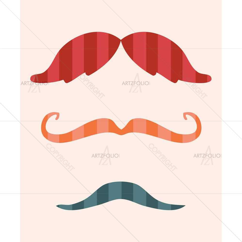 Mustache D2 — Abstract custom art by ArtzFolio