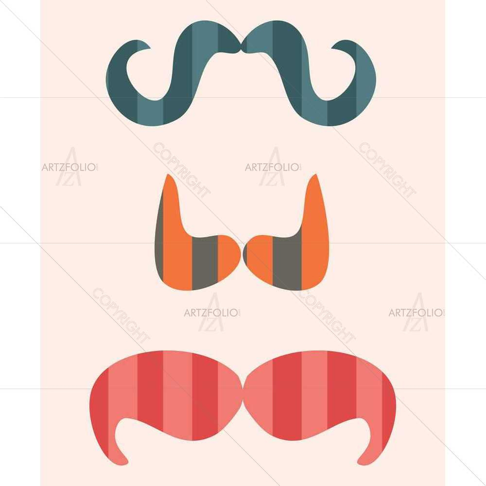 Mustache D4 — custom-size art design 5008809