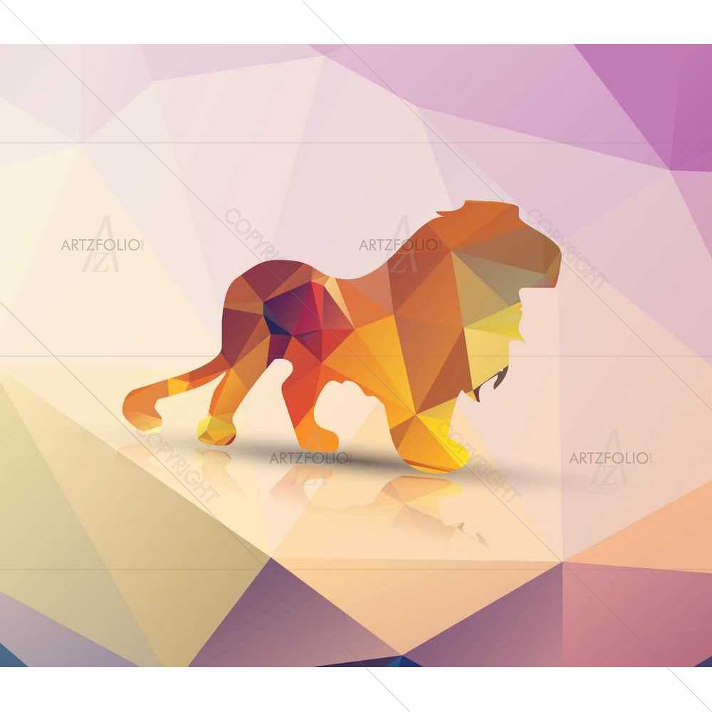 Origami Animals D5 — Abstract custom art by ArtzFolio