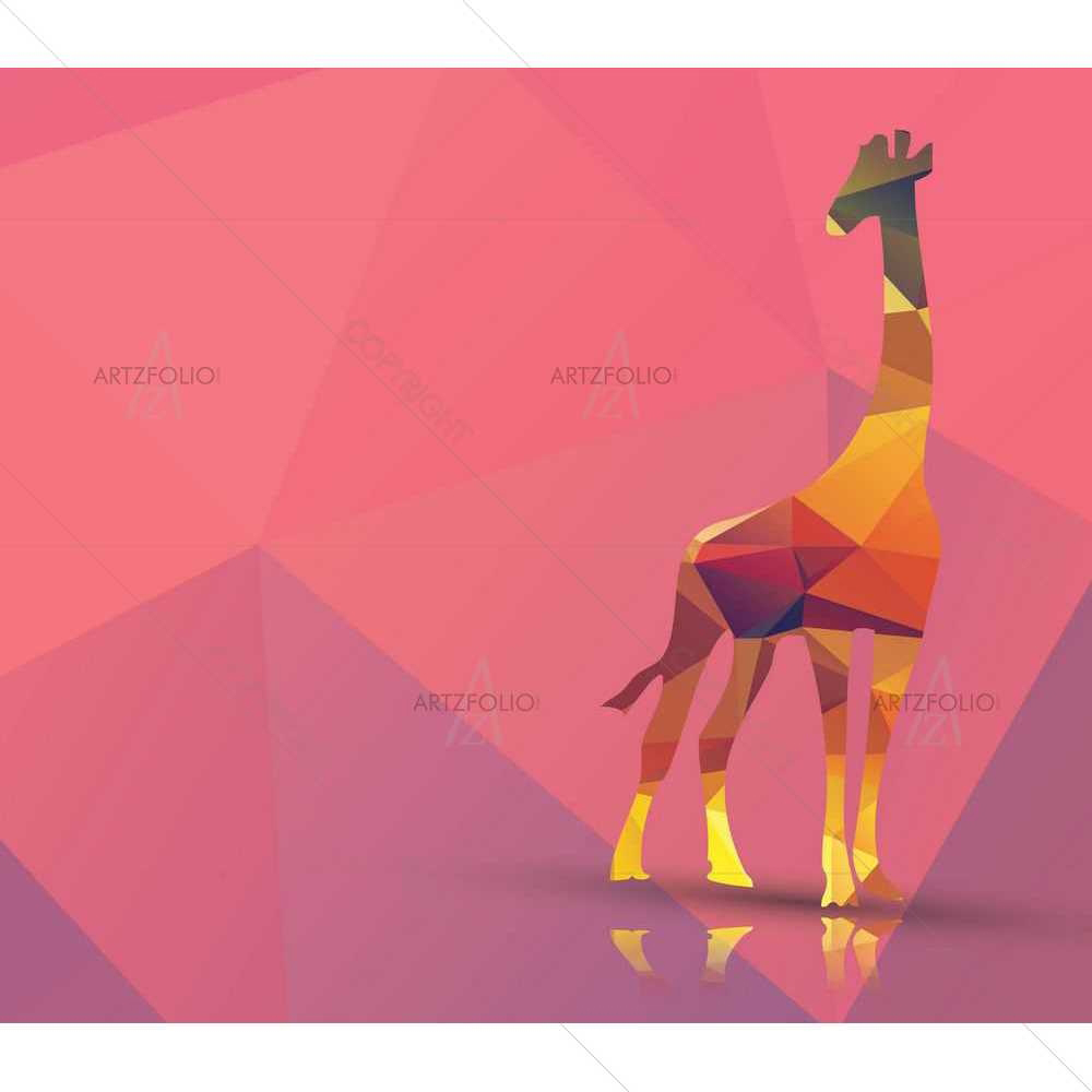 Origami Animals D6 — custom-size art design 5008817