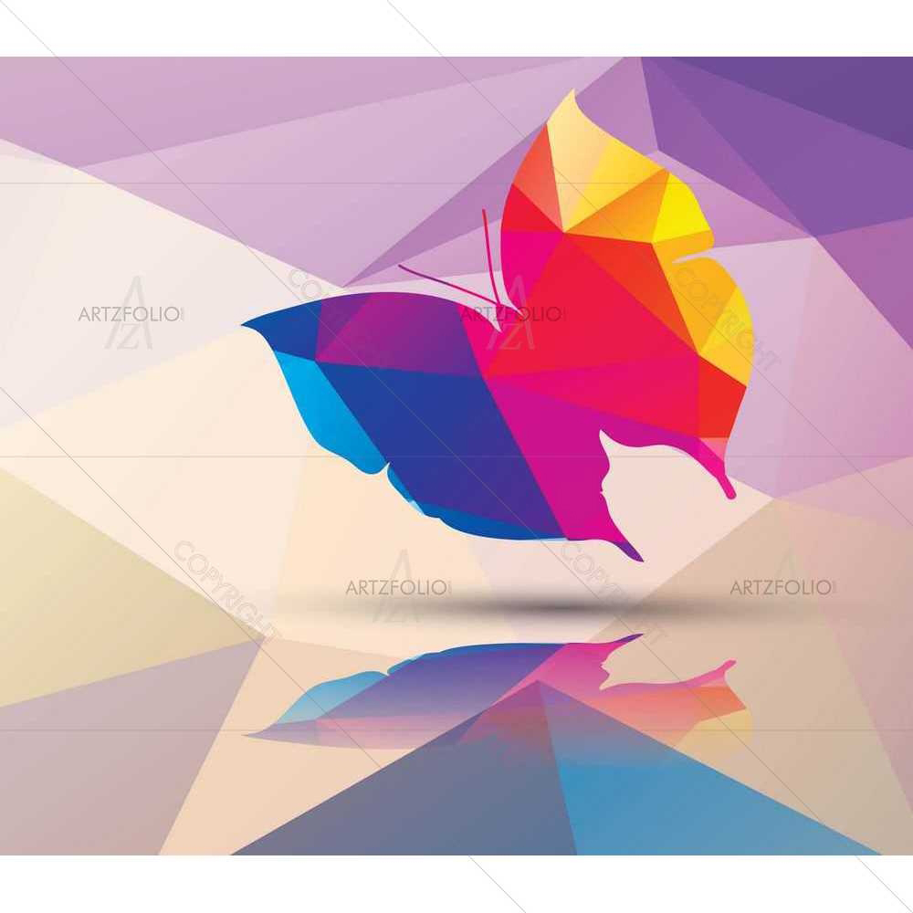 Origami Animals D7 — Abstract custom art by ArtzFolio