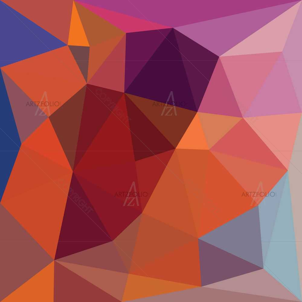 Polygonal Backgrounds D5 — custom-size art design 5008828