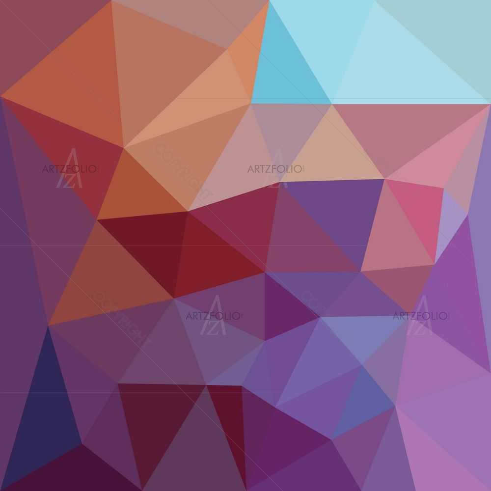 Polygonal Backgrounds D12 — Abstract custom art by ArtzFolio
