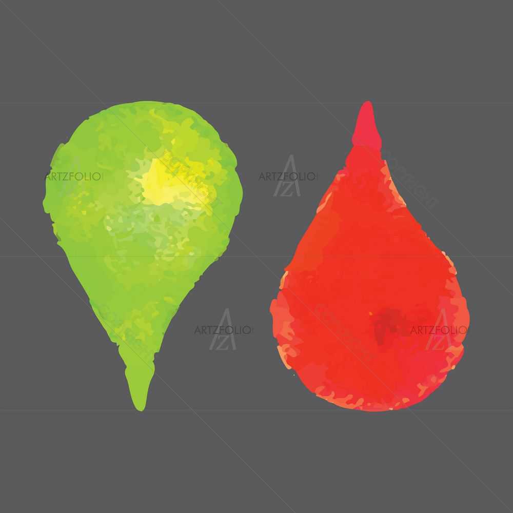 Rough Watercolor D2 — custom-size art design 5008853