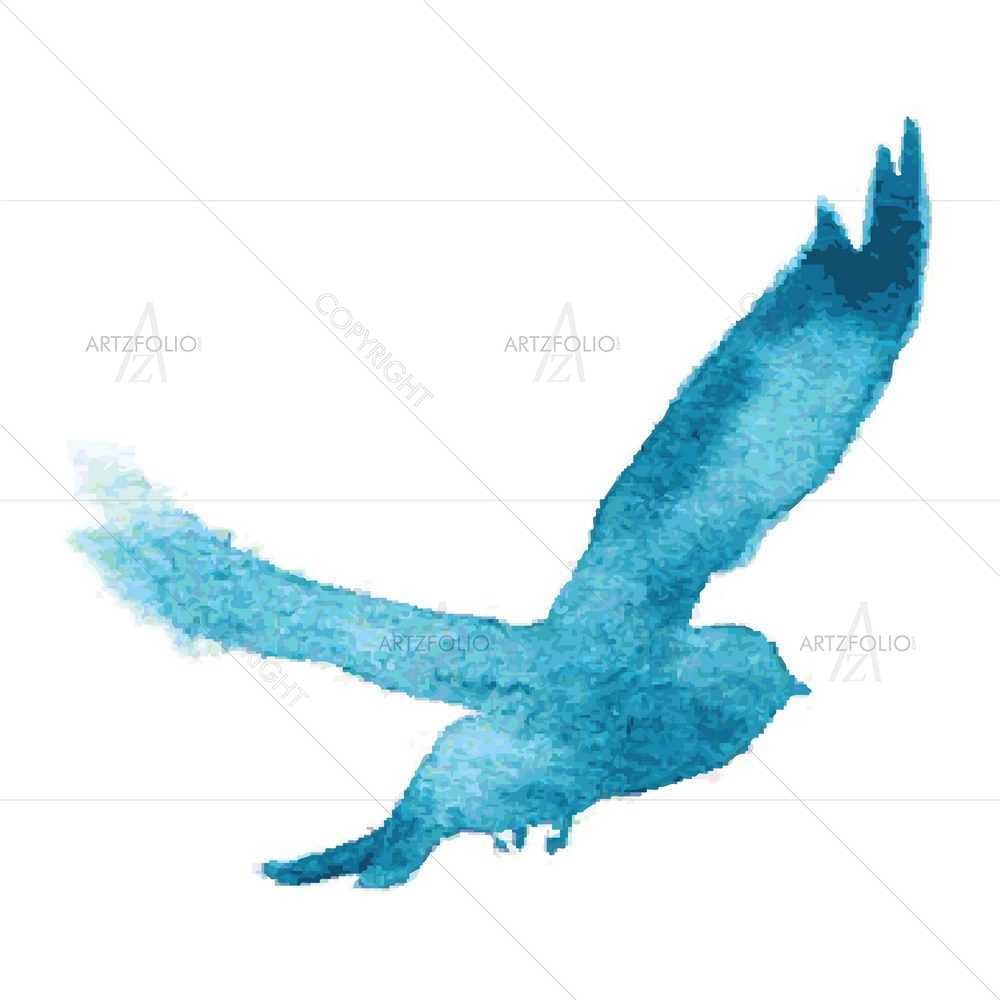 Watercolor Birds D2 — Baby custom art by ArtzFolio