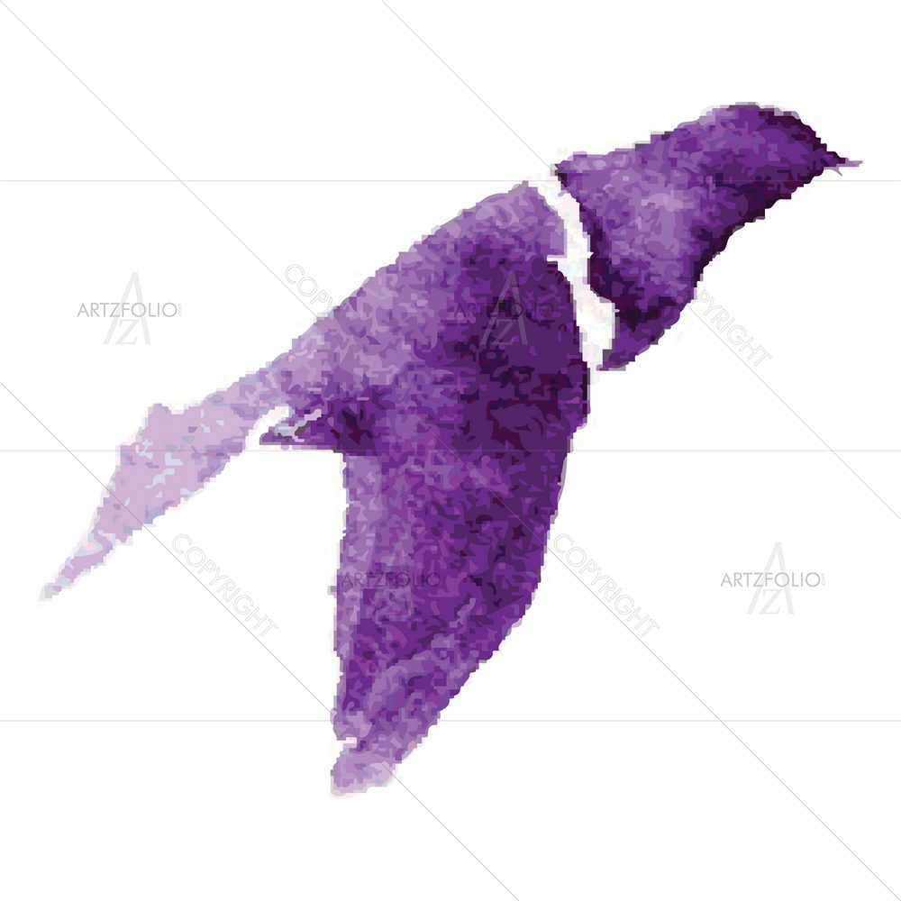 Watercolor Birds D4 — custom-size art design 5008884