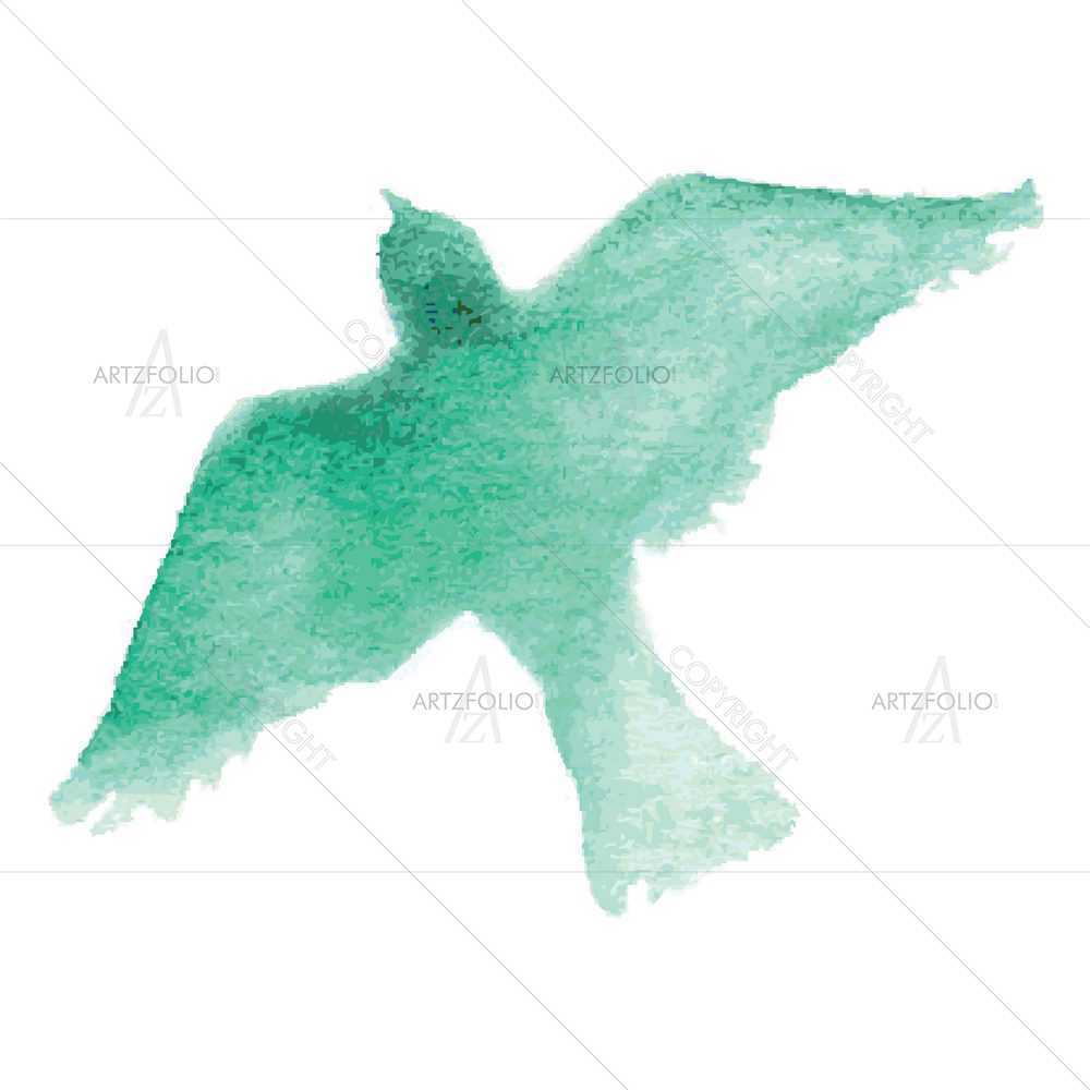 Watercolor Birds D9 — Baby custom art by ArtzFolio