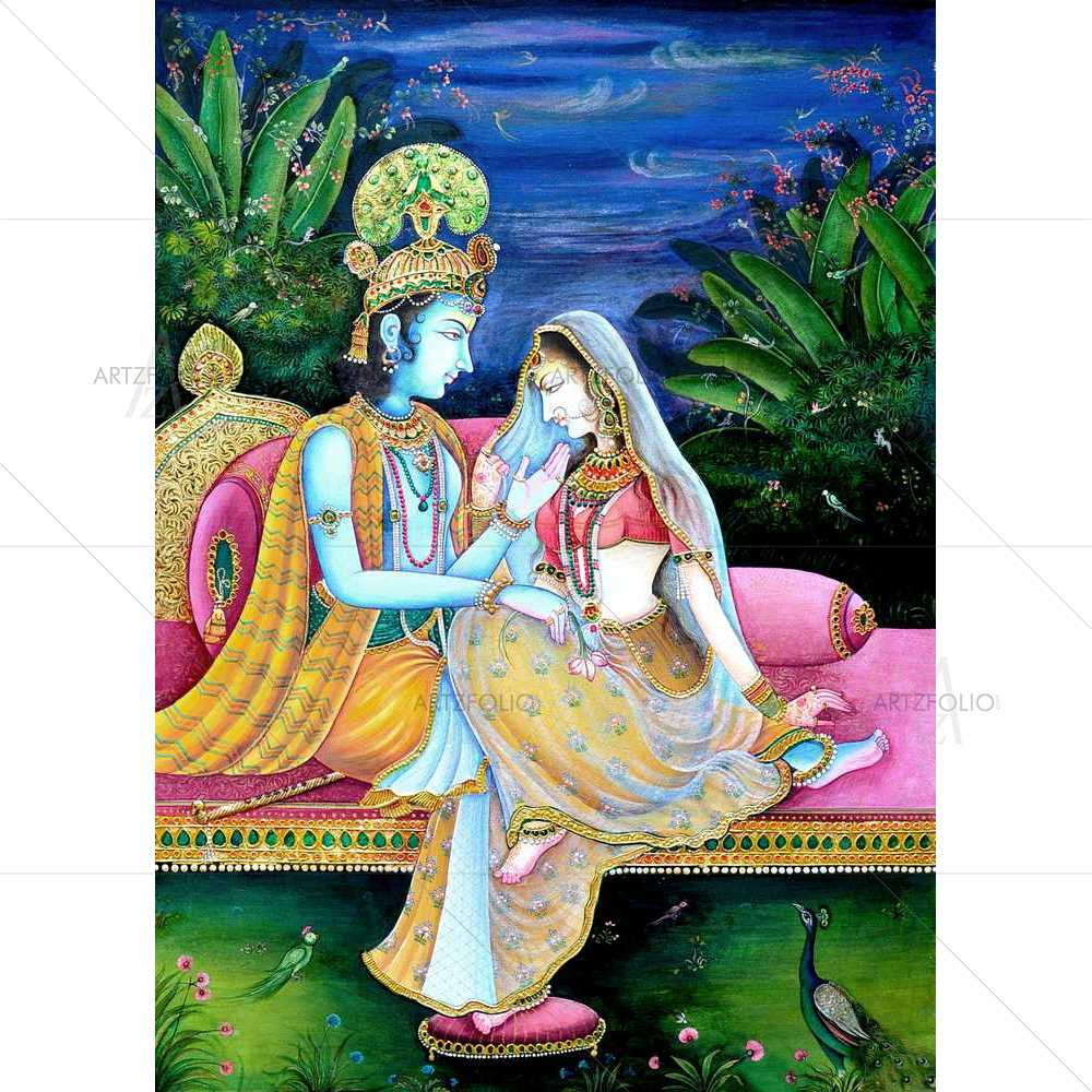 God Krishna Leela — custom-size art design 5008944