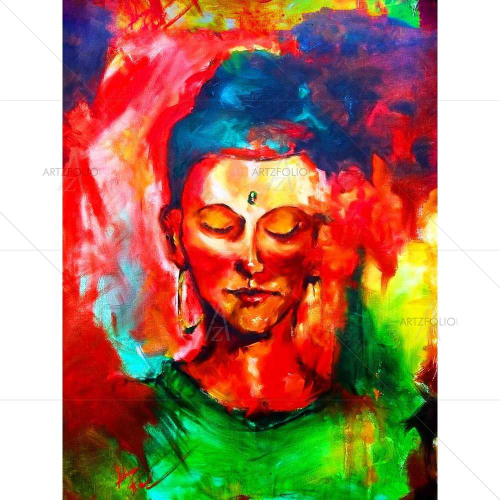 Faith in Lord Buddha — custom-size art design 5008954