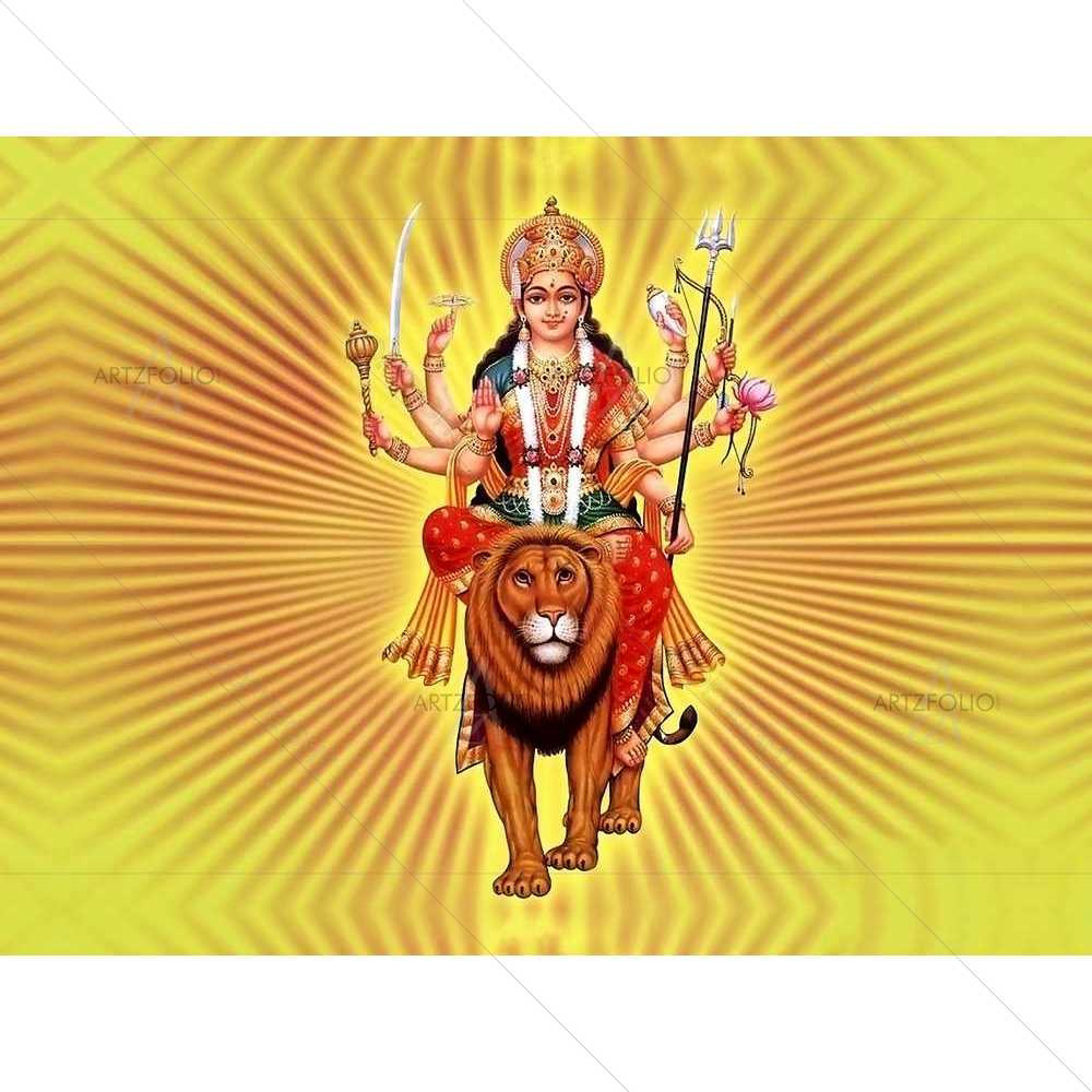Goddess Maa Durga — custom-size art design 5008961