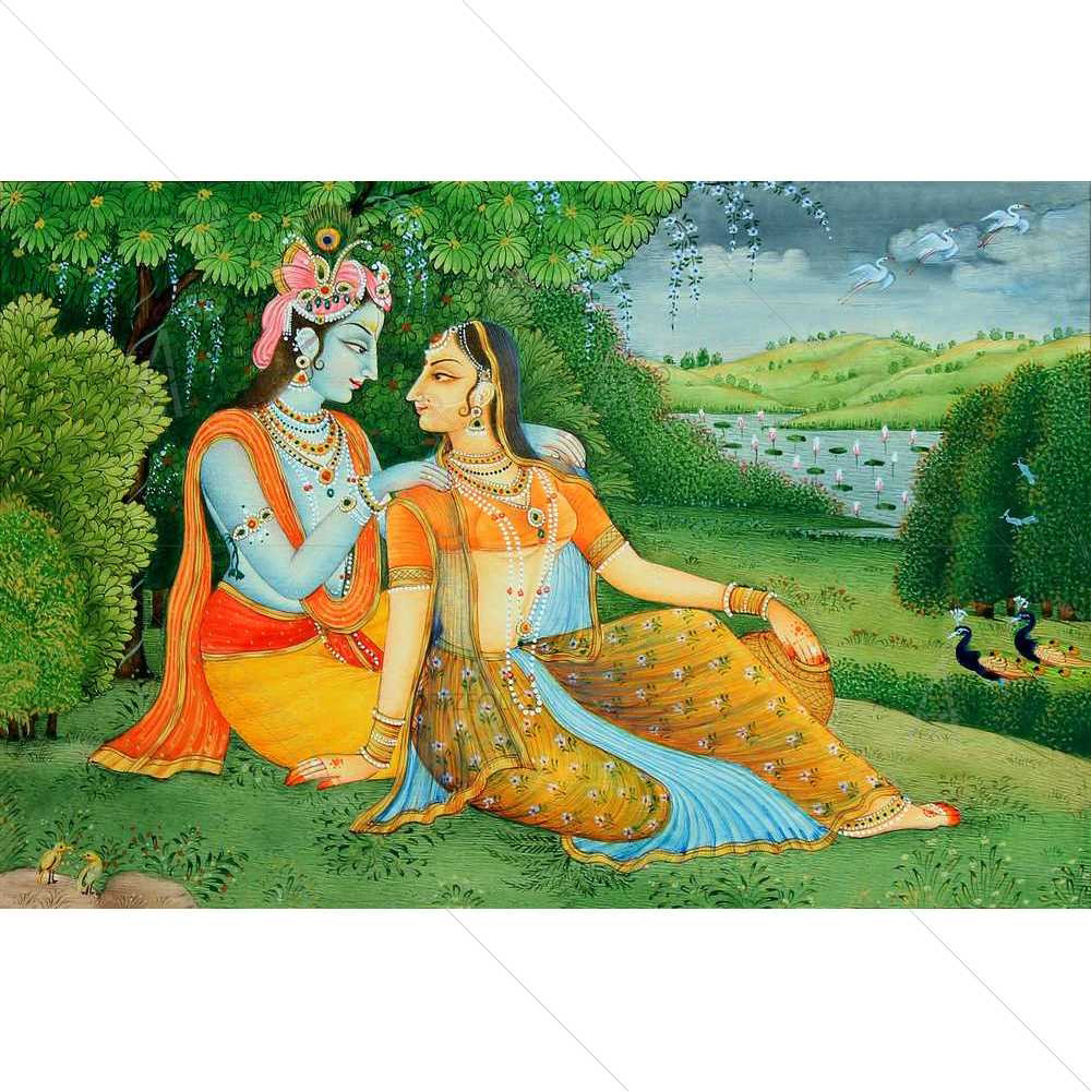 Lord Krishna Leela — custom-size art design 5008965