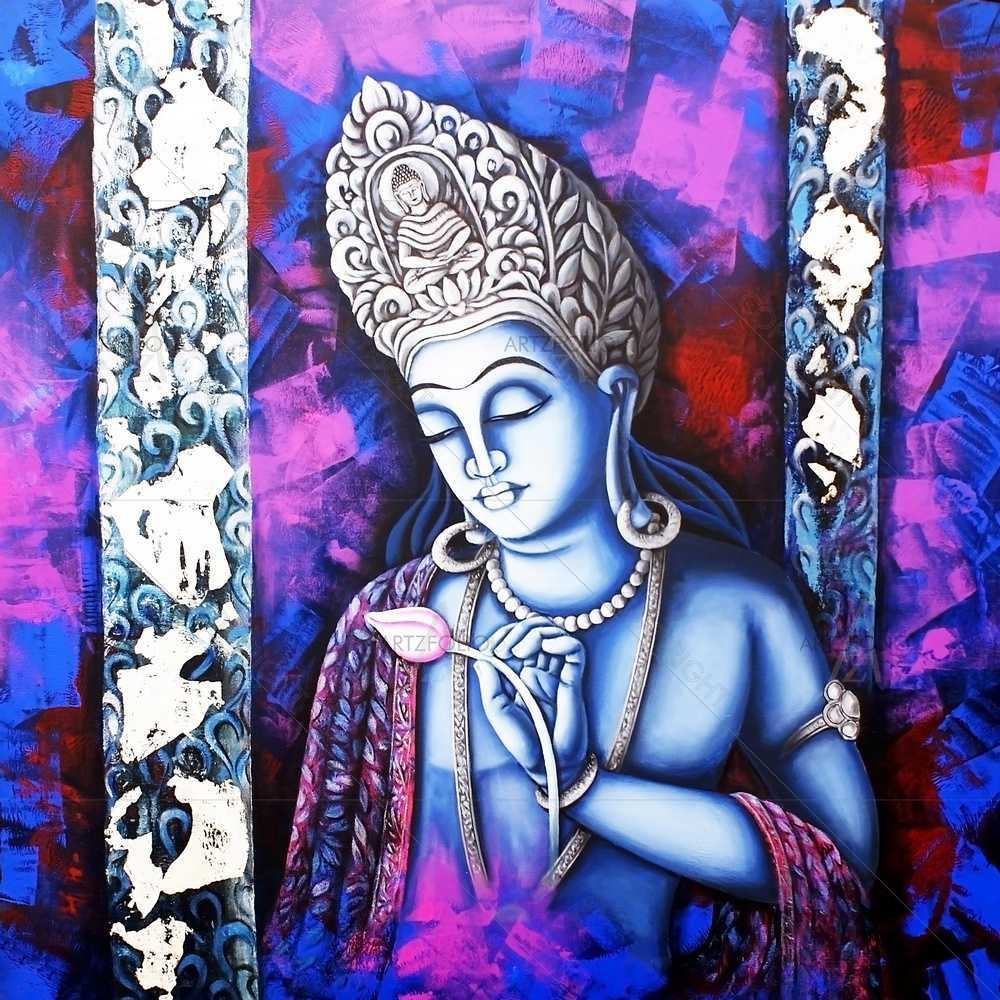 Lord Hari Krishna — custom-size art design 5008966