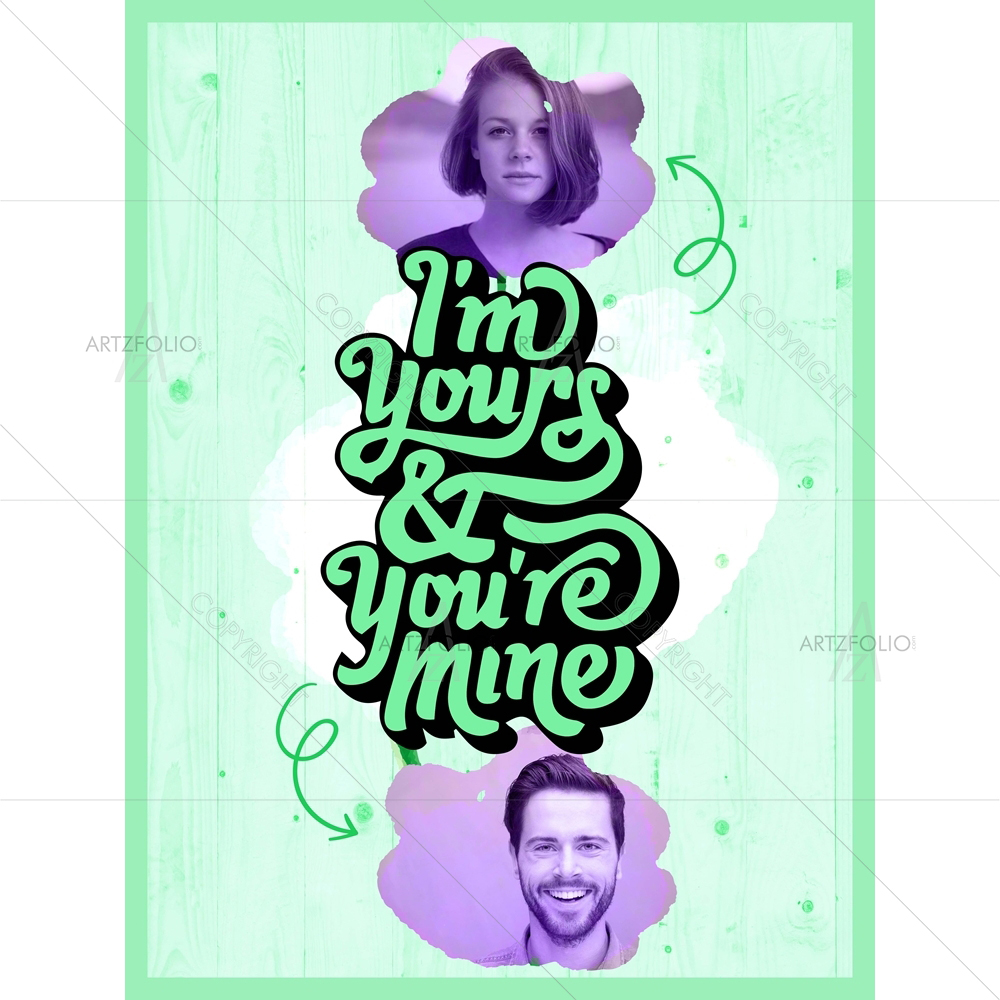 Am Yours You Are Mine — custom-size art design 5009079