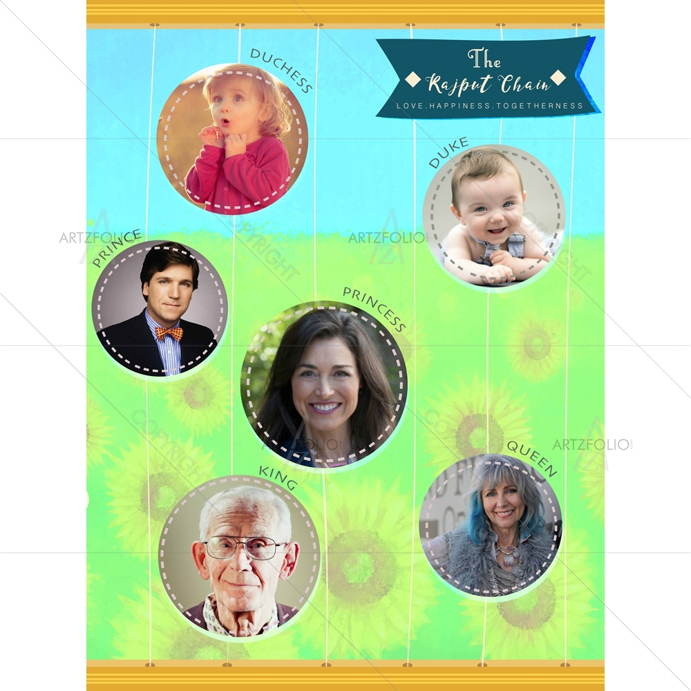 Family Chain — custom-size art design 5009101