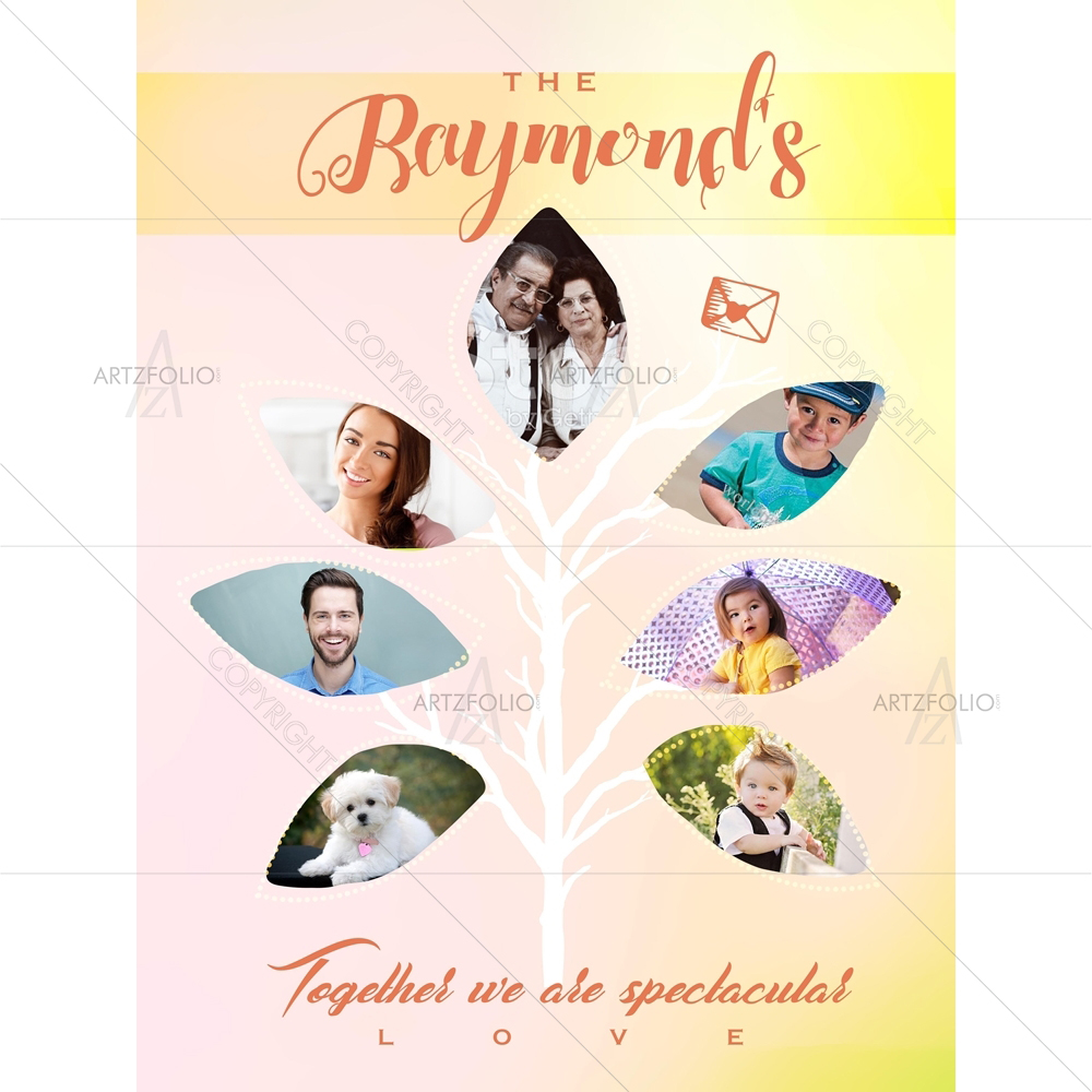 Family Tree — Collages custom art by ArtzFolio