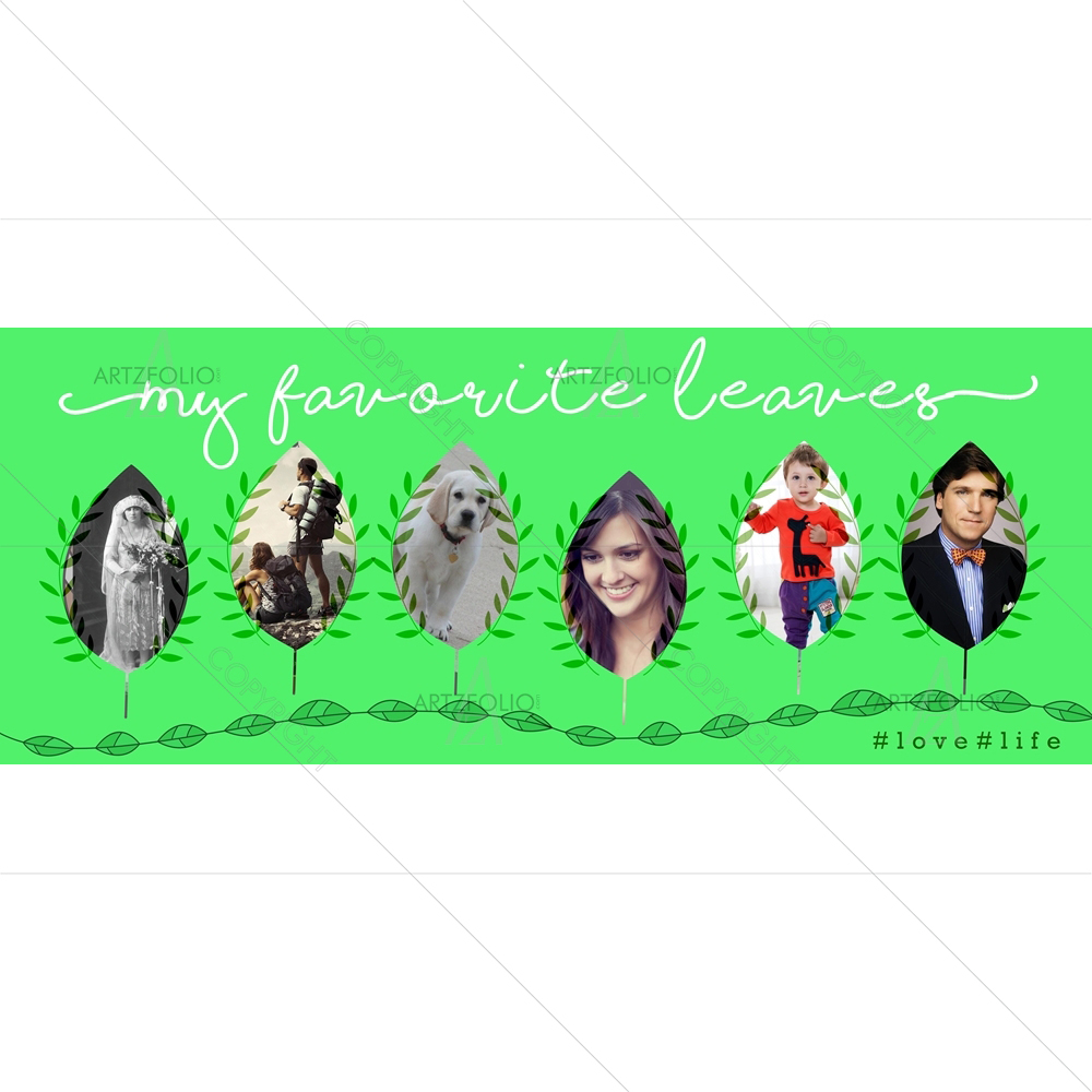 Favorite Leaves — Collages custom art by ArtzFolio