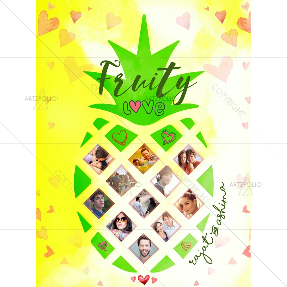 Fruity Love — Collages custom art by ArtzFolio