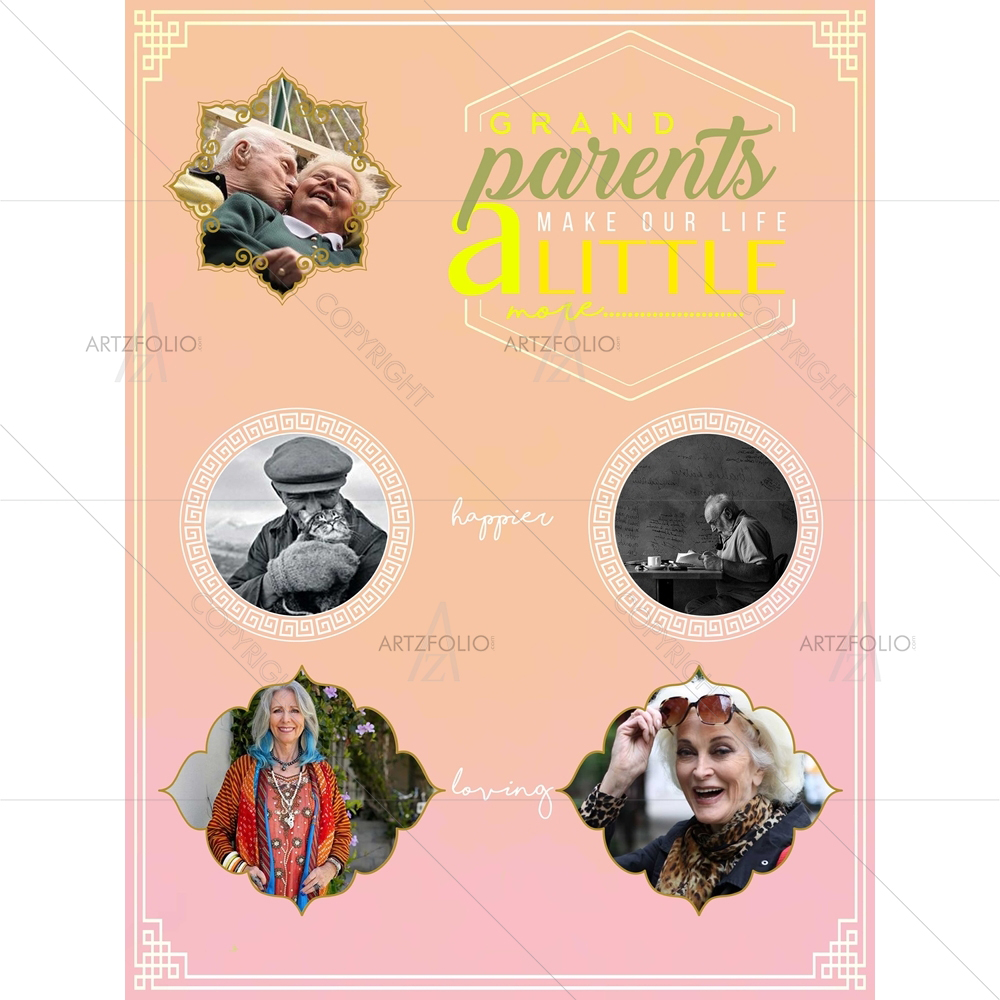 Grand Parents — custom-size art design 5009113