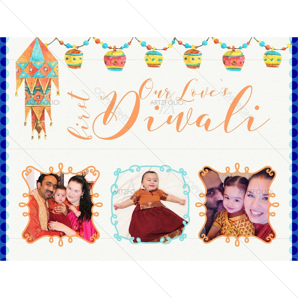 Happy Diwali D1 — custom-size art design 5009115