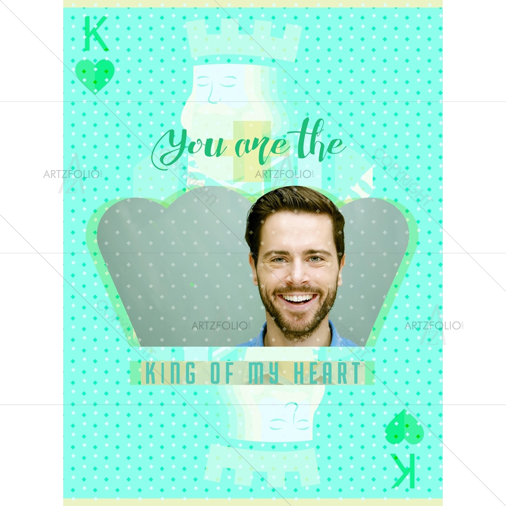 King of My Heart — custom-size art design 5009126