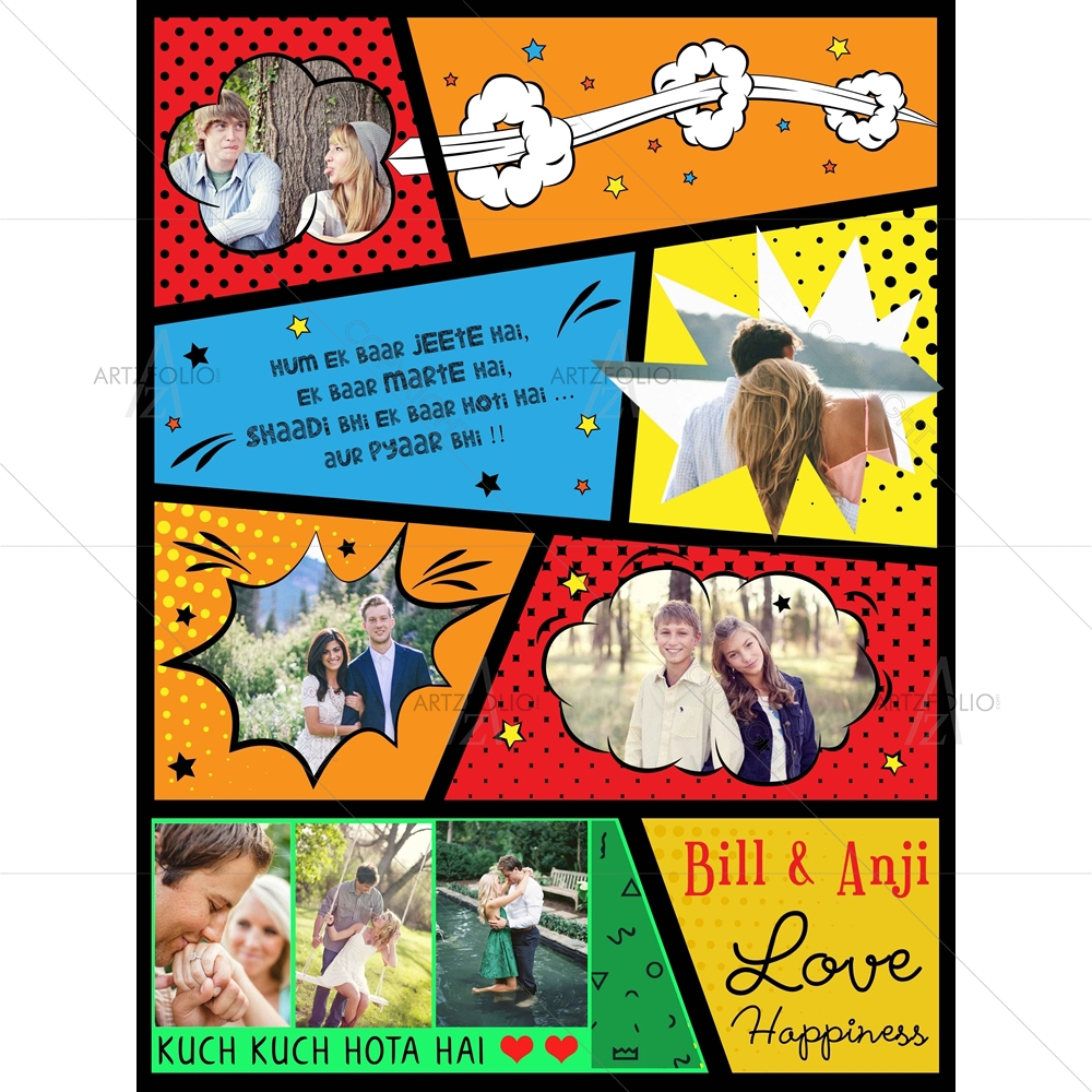 Kuch Kuch Hota Hai — Collages custom art by ArtzFolio
